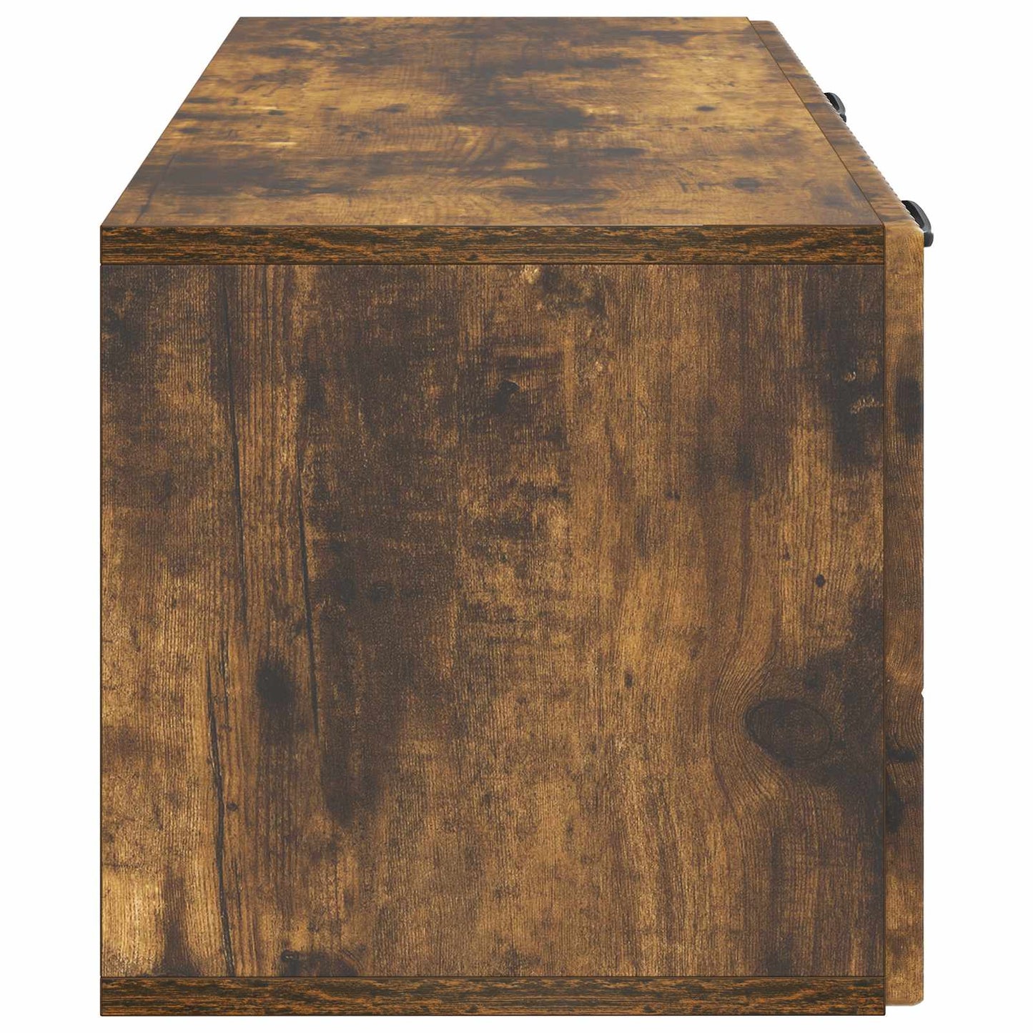 Wandbeugel TV-kast Gerookt eiken 78,5 x 31 x 30 cm Bewerkt hout