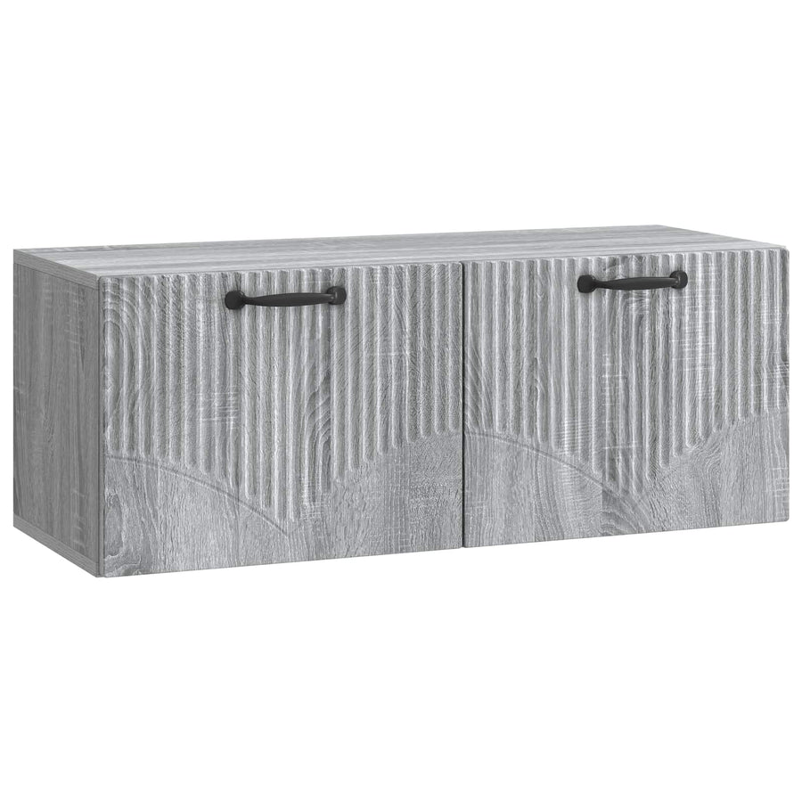Wandbeugel TV-kast Grijs sonoma 78,5 x 31 x 30 cm Bewerkt hout