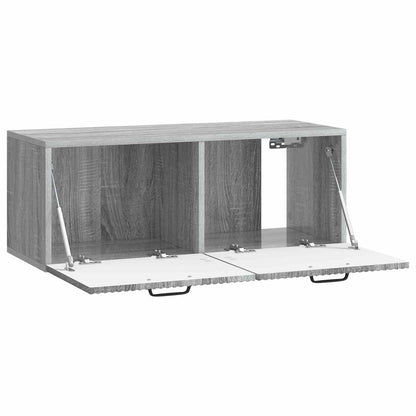 Wandbeugel TV-kast Grijs sonoma 78,5 x 31 x 30 cm Bewerkt hout