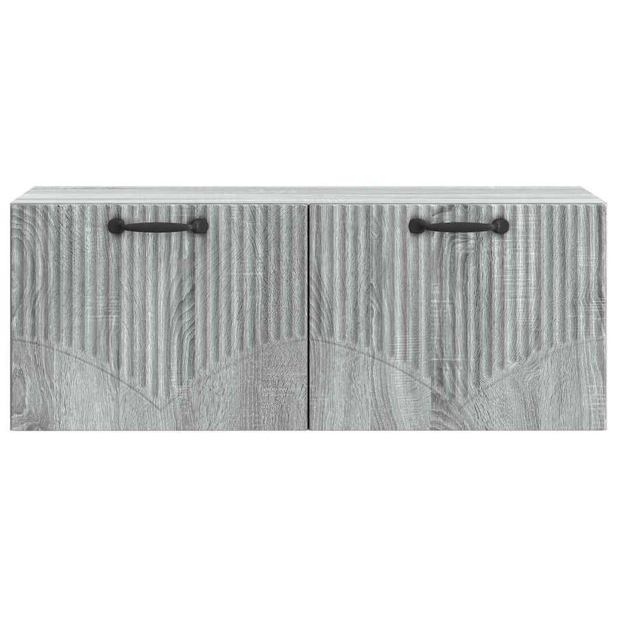 Wandbeugel TV-kast Grijs sonoma 78,5 x 31 x 30 cm Bewerkt hout