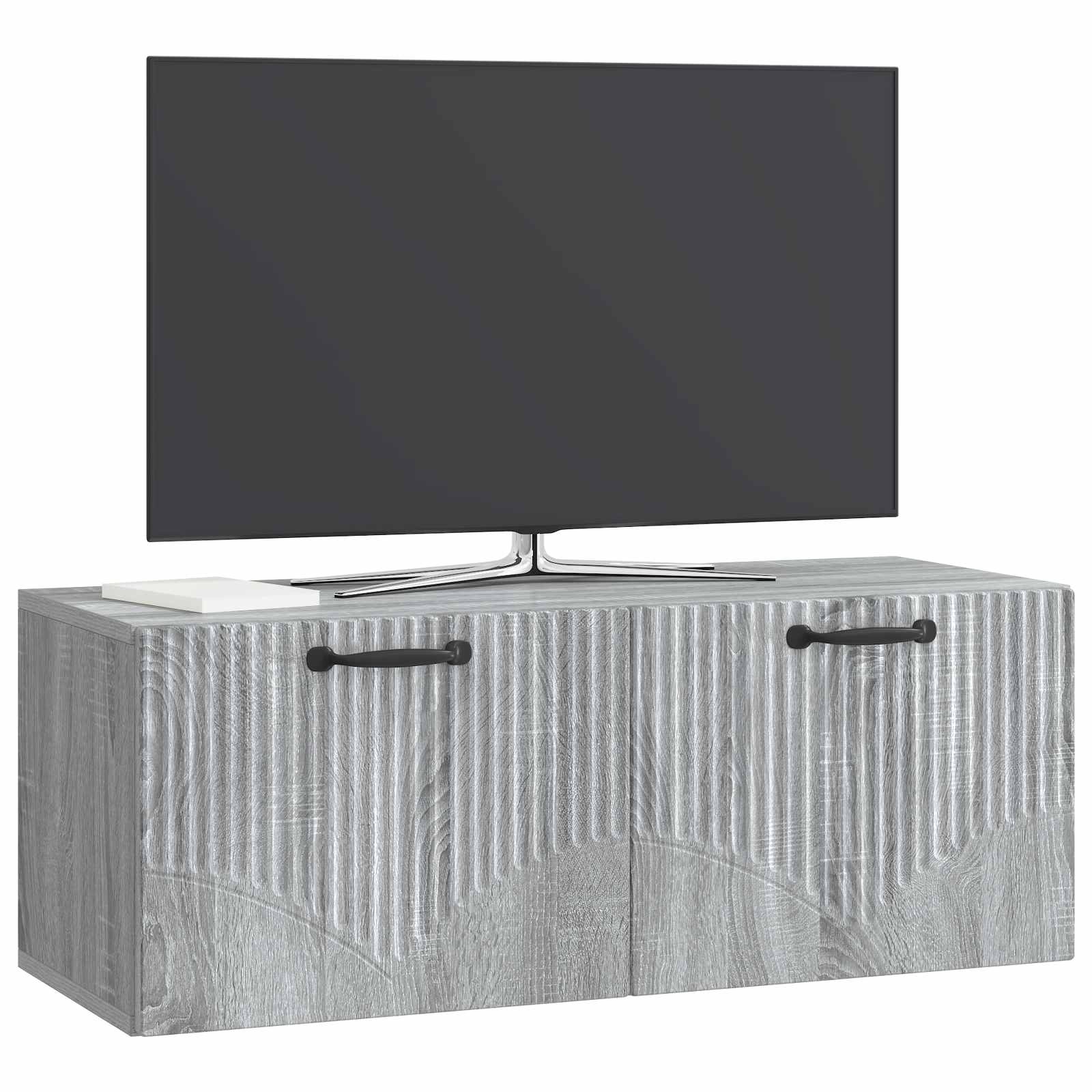Wandbeugel TV-kast Grijs sonoma 78,5 x 31 x 30 cm Bewerkt hout