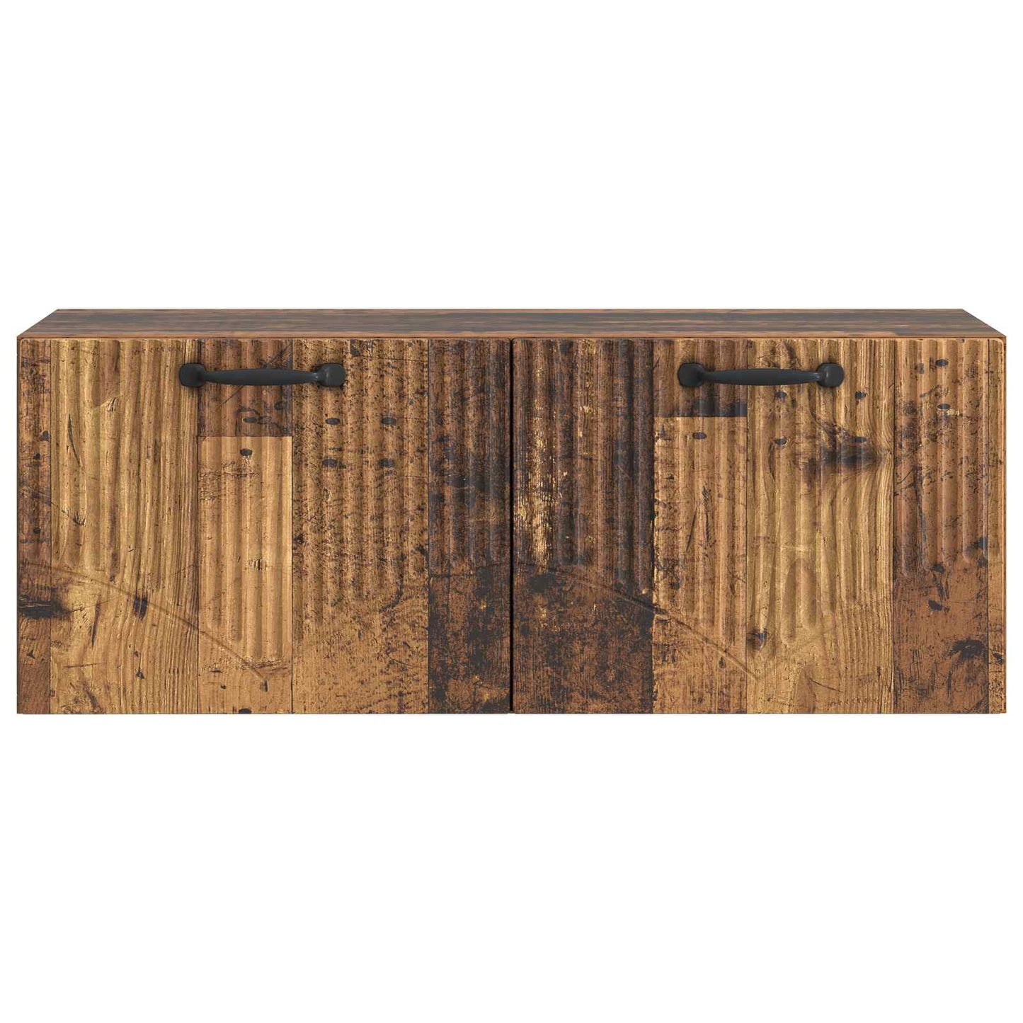 Wandbeugel TV-kast Oud hout 78,5 x 31 x 30 cm Bewerkt hout