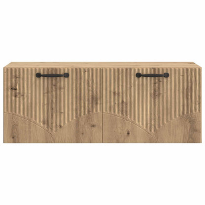 Wandbeugel TV-kast Artisanaal eiken 78,5 x 31 x 30 cm