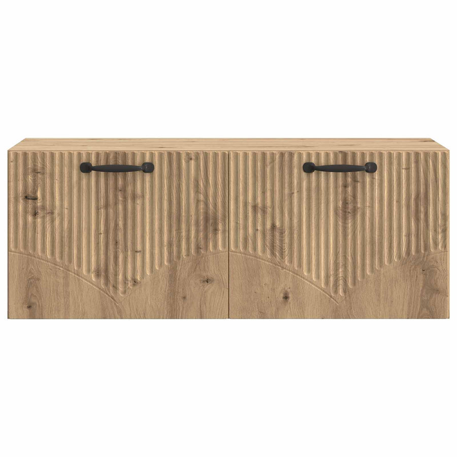 Wandbeugel TV-kast Artisanaal eiken 78,5 x 31 x 30 cm