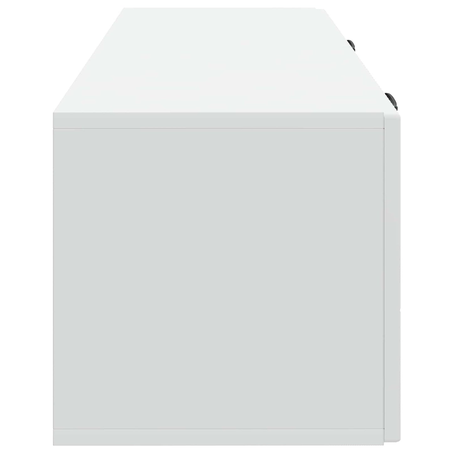Wandbeugel TV-kast Wit 98 x 31 x 30 cm Bewerkt hout
