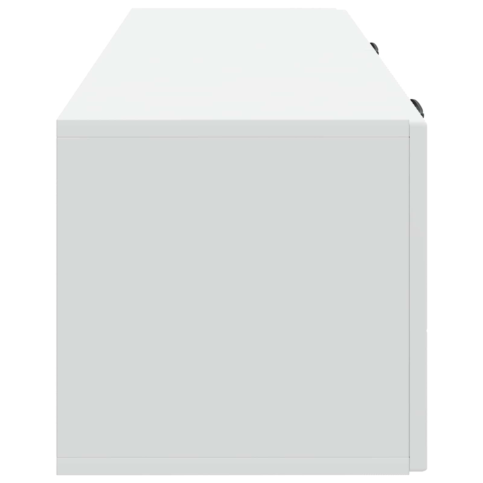 Wandbeugel TV-kast Wit 98 x 31 x 30 cm Bewerkt hout