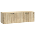 Wandkast 98x31x30 cm bewerkt hout sonoma eiken
