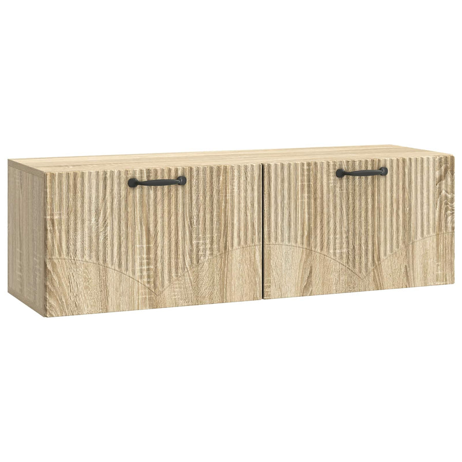 Wandbeugel TV-kast Sonoma Eiken 98 x 31 x 30 cm Bewerkt hout
