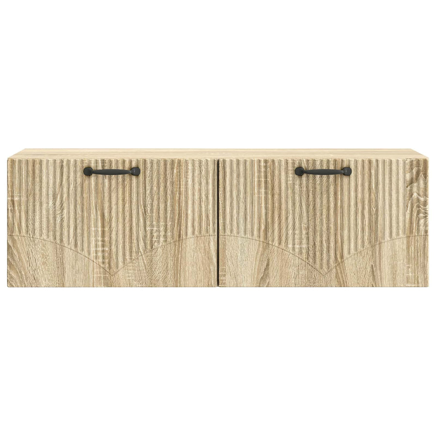 Wandbeugel TV-kast Sonoma Eiken 98 x 31 x 30 cm Bewerkt hout