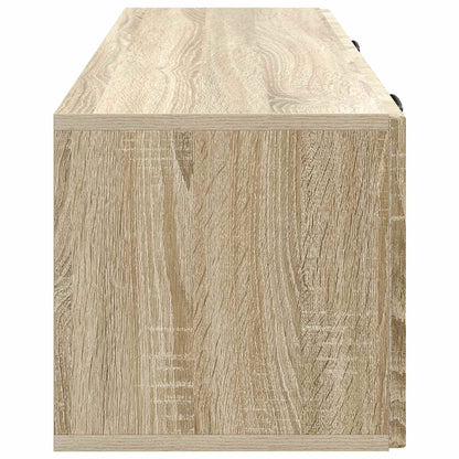 Wandbeugel TV-kast Sonoma Eiken 98 x 31 x 30 cm Bewerkt hout