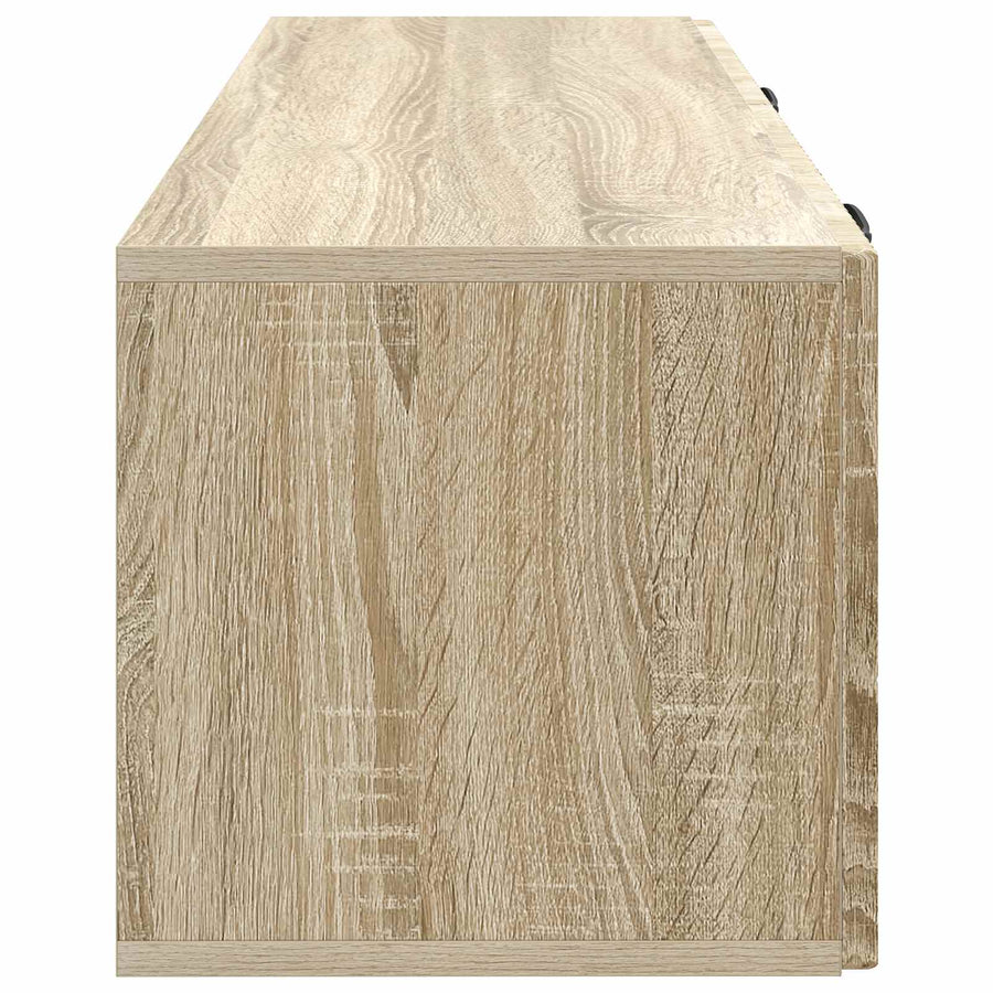 Wandbeugel TV-kast Sonoma Eiken 98 x 31 x 30 cm Bewerkt hout