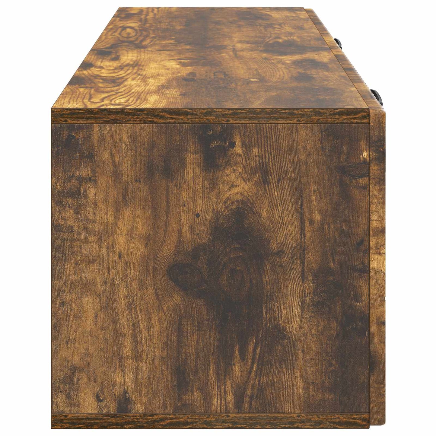 Wandbeugel TV-kast Gerookt eiken 98 x 31 x 30 cm Bewerkt hout