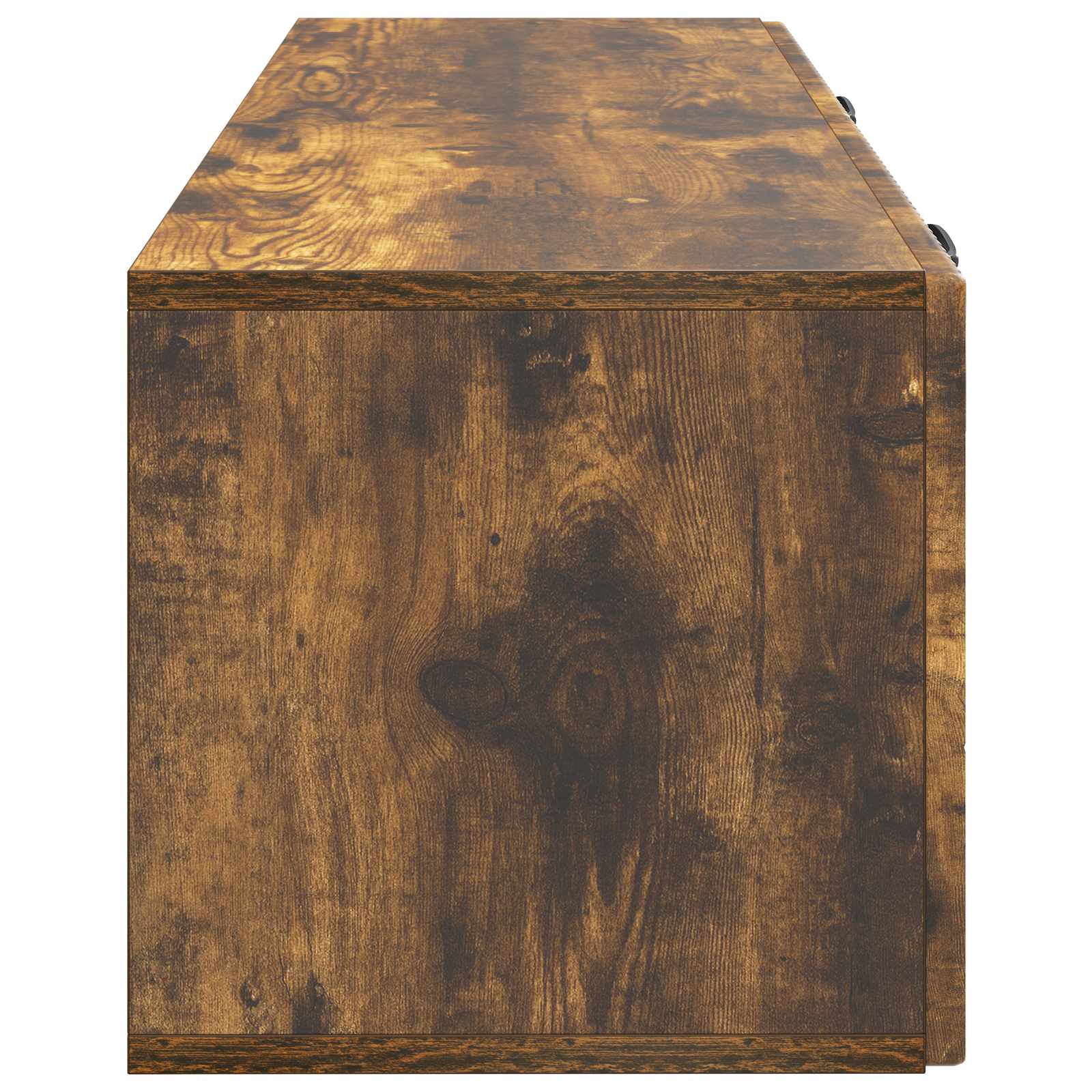 Wandbeugel TV-kast Gerookt eiken 98 x 31 x 30 cm Bewerkt hout