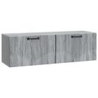 Tv-meubel 98x31x30 cm grijs sonoma bewerkt hout