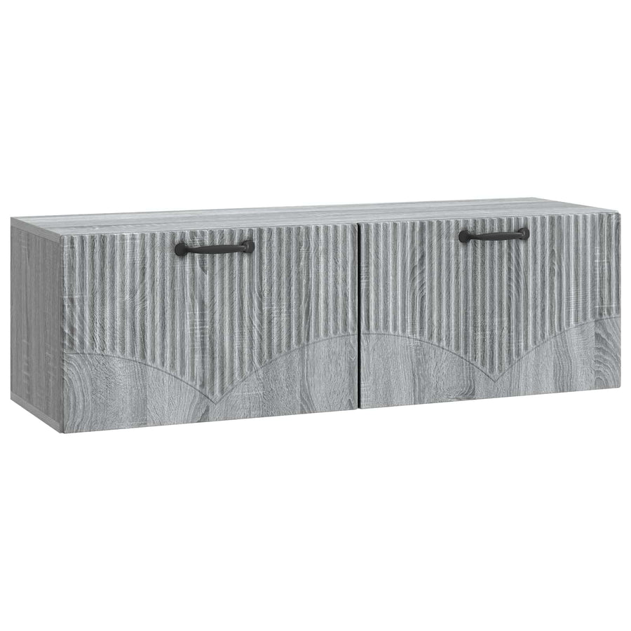 Wandbeugel TV-kast Grijs sonoma 98 x 31 x 30 cm Bewerkt hout