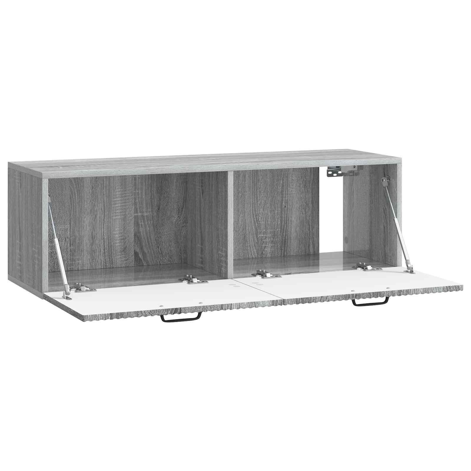 Wandbeugel TV-kast Grijs sonoma 98 x 31 x 30 cm Bewerkt hout