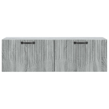 Wandbeugel TV-kast Grijs sonoma 98 x 31 x 30 cm Bewerkt hout