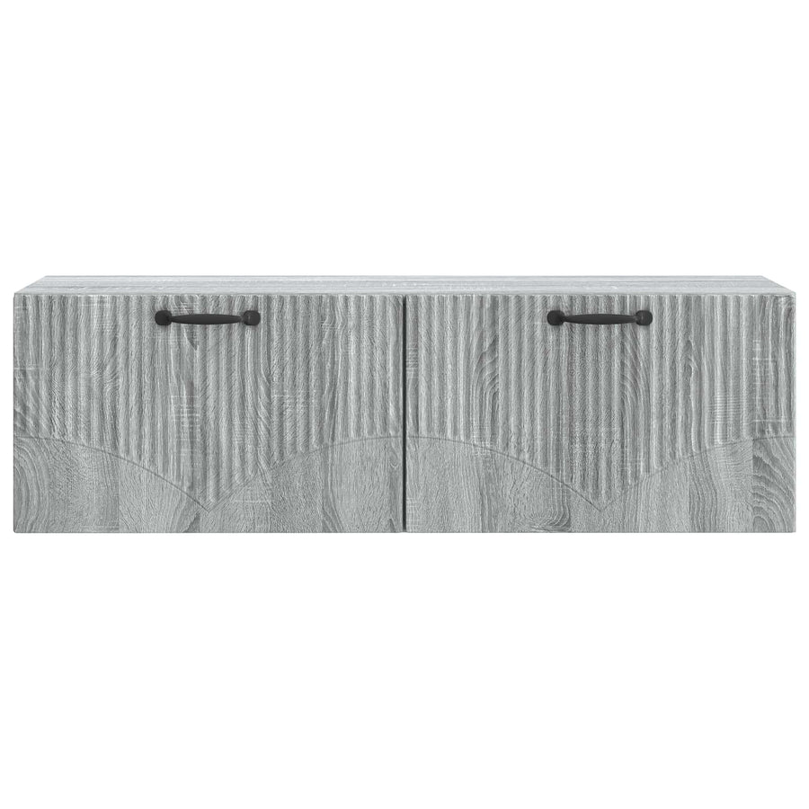 Wandbeugel TV-kast Grijs sonoma 98 x 31 x 30 cm Bewerkt hout