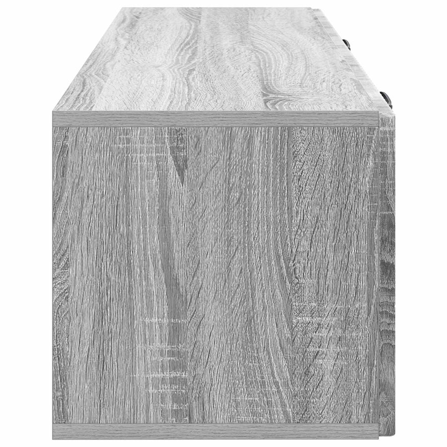 Wandbeugel TV-kast Grijs sonoma 98 x 31 x 30 cm Bewerkt hout