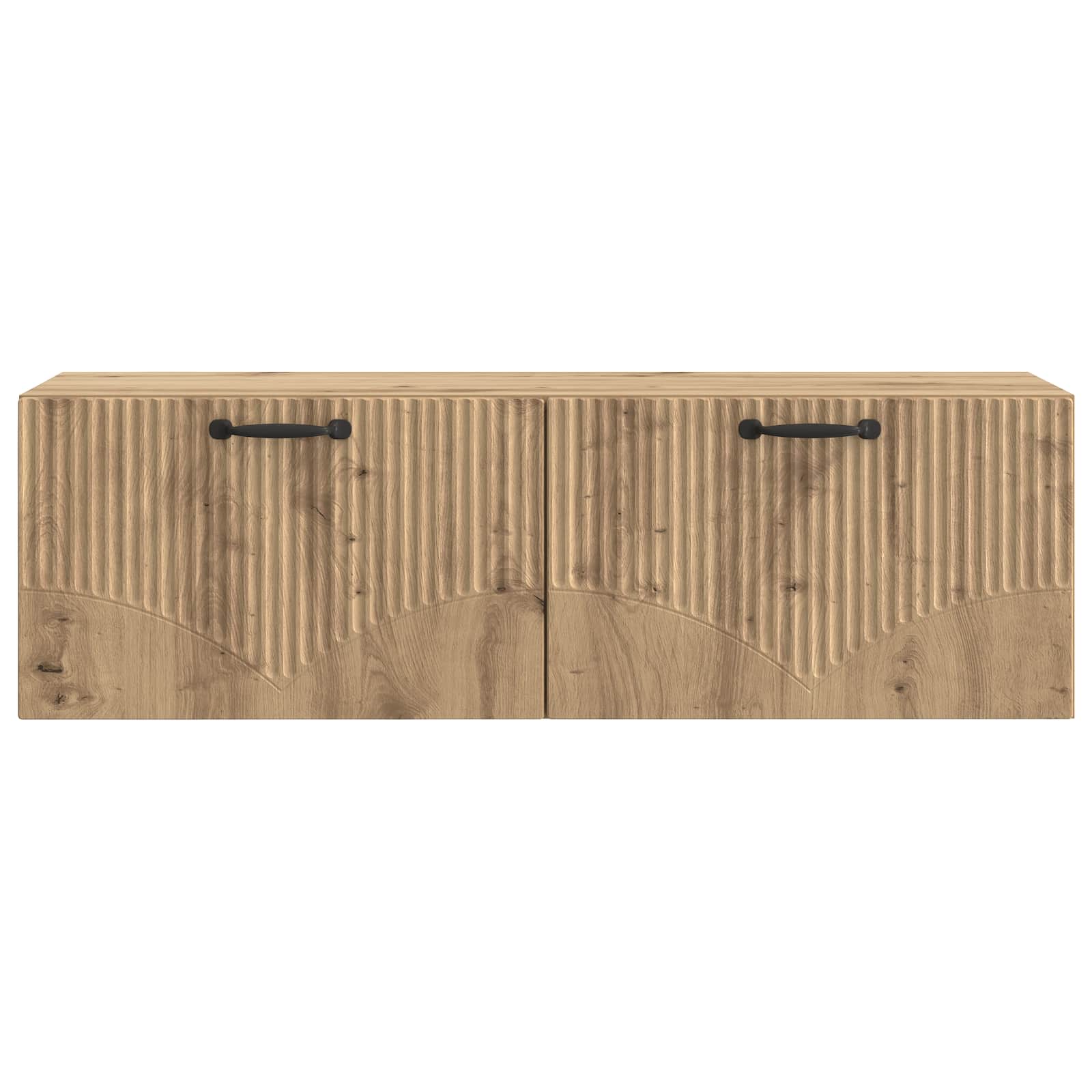 Wandbeugel TV-kast Artisanaal eiken 98 x 31 x 30 cm