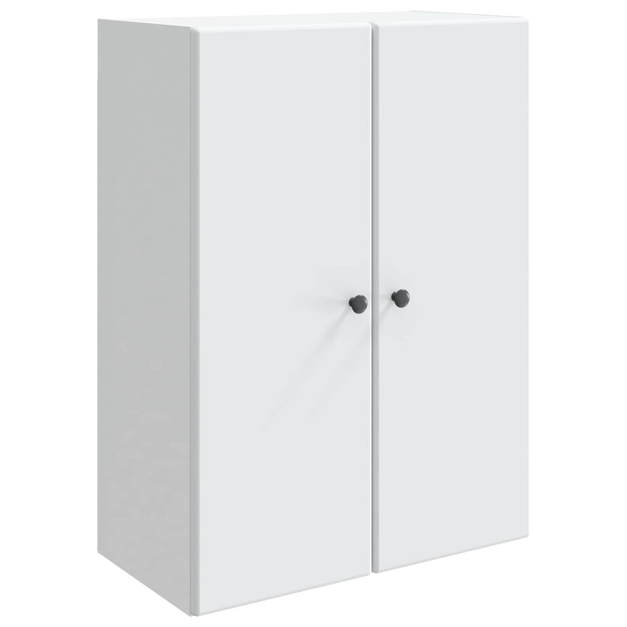 Wandkast Wit 66 x 34,5 x 90 cm Bewerkt hout