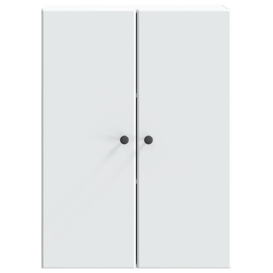 Wandkast Wit 66 x 34,5 x 90 cm Bewerkt hout