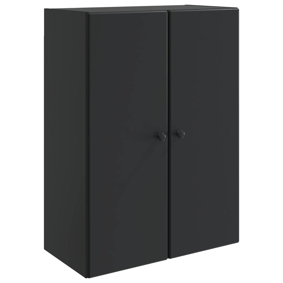 Wandkast Zwart 66 x 34,5 x 90 cm Bewerkt hout