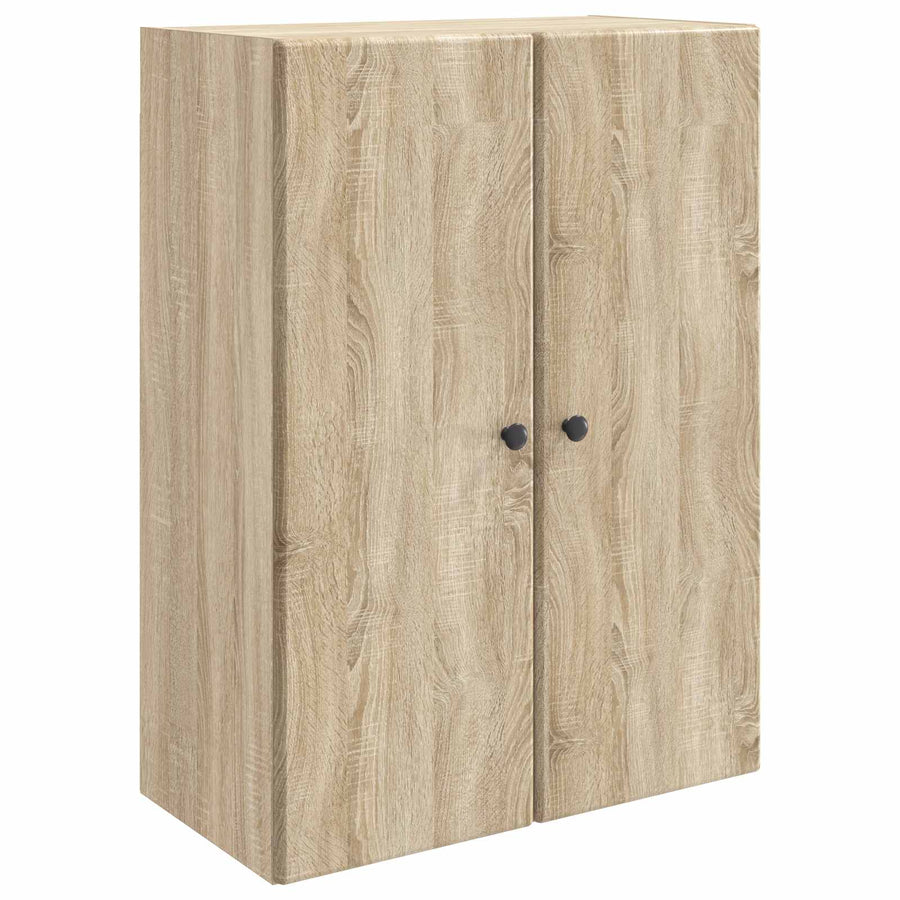 Wandkast Sonoma Eiken 66 x 34,5 x 90 cm Bewerkt hout
