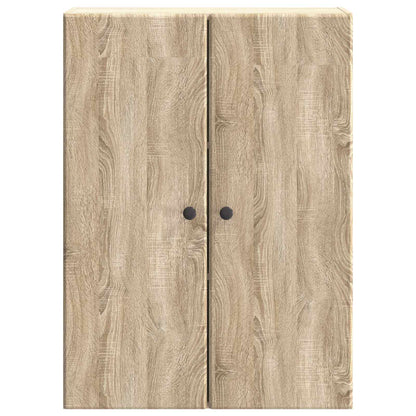 Wandkast Sonoma Eiken 66 x 34,5 x 90 cm Bewerkt hout