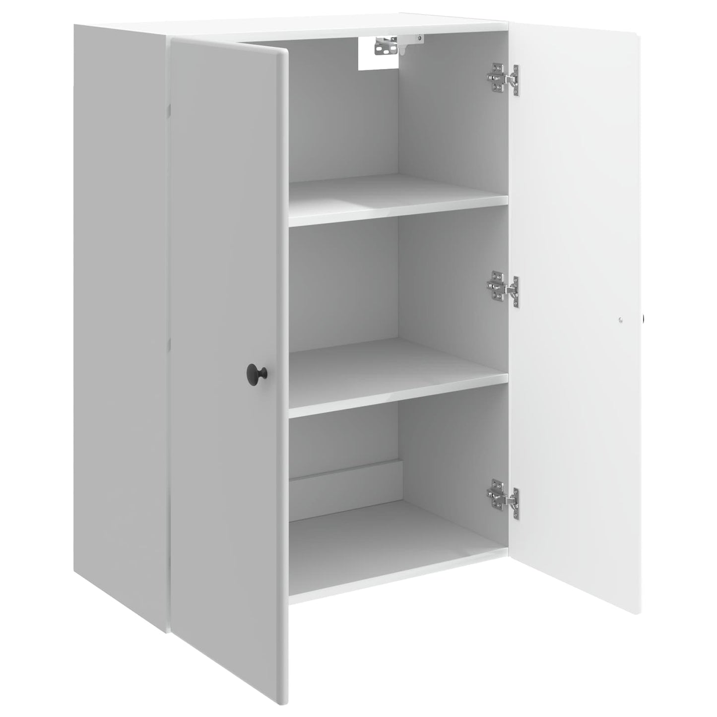 Wandkast Hoogglans Wit 66 x 34,5 x 90 cm Bewerkt hout