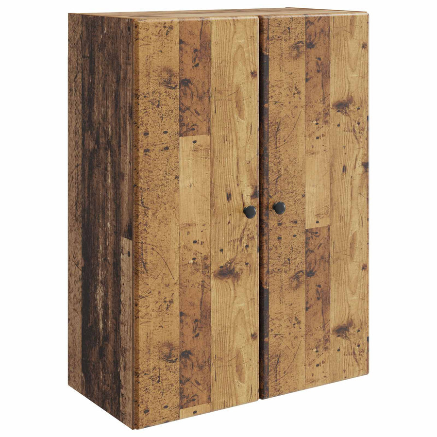 Wandkast Oud hout 66 x 34,5 x 90 cm Bewerkt hout