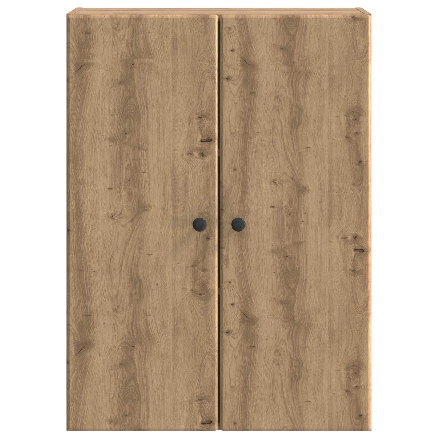 Wandkast Artisanaal eiken 66 x 34,5 x 90 cm Bewerkt hout