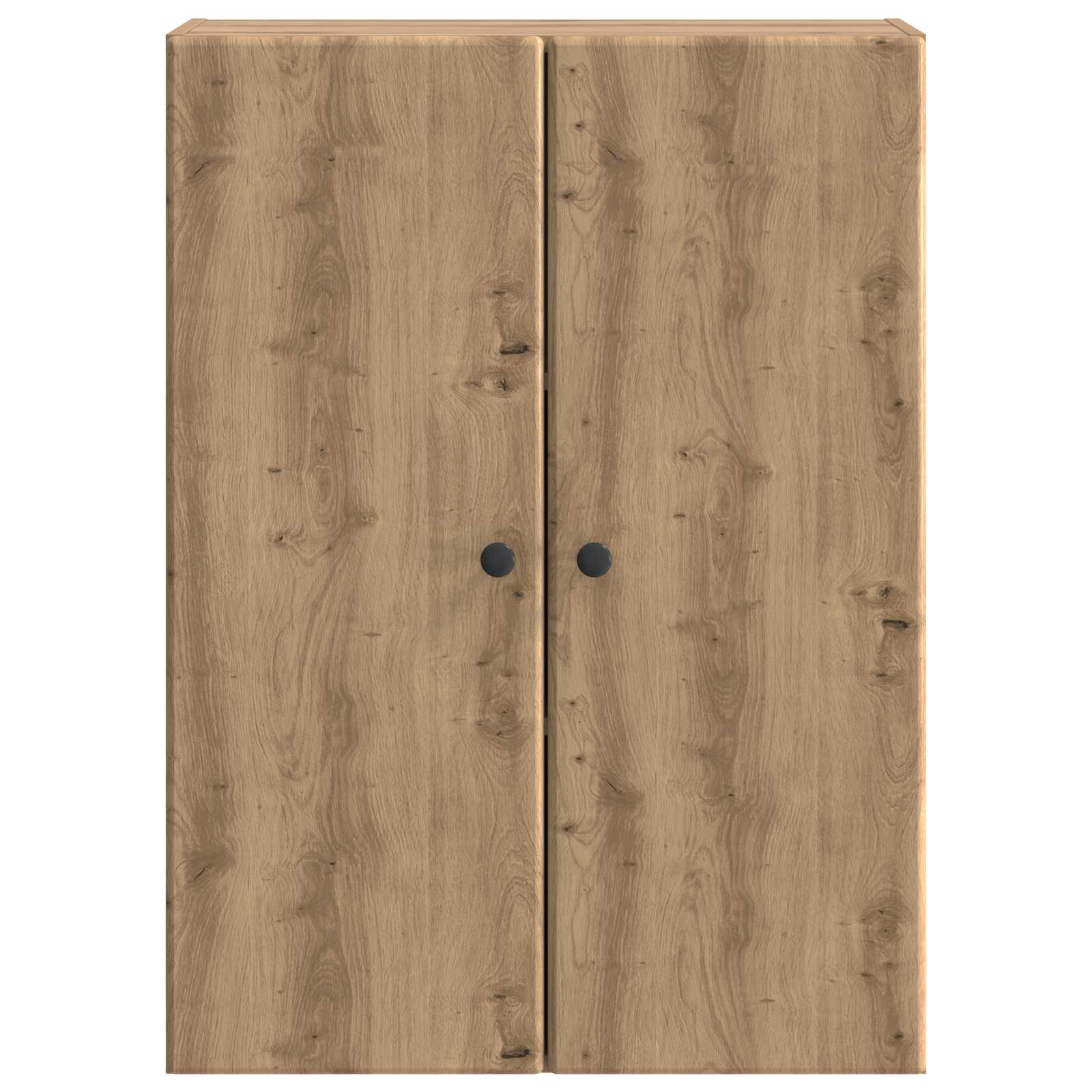 Wandkast Artisanaal eiken 66 x 34,5 x 90 cm Bewerkt hout