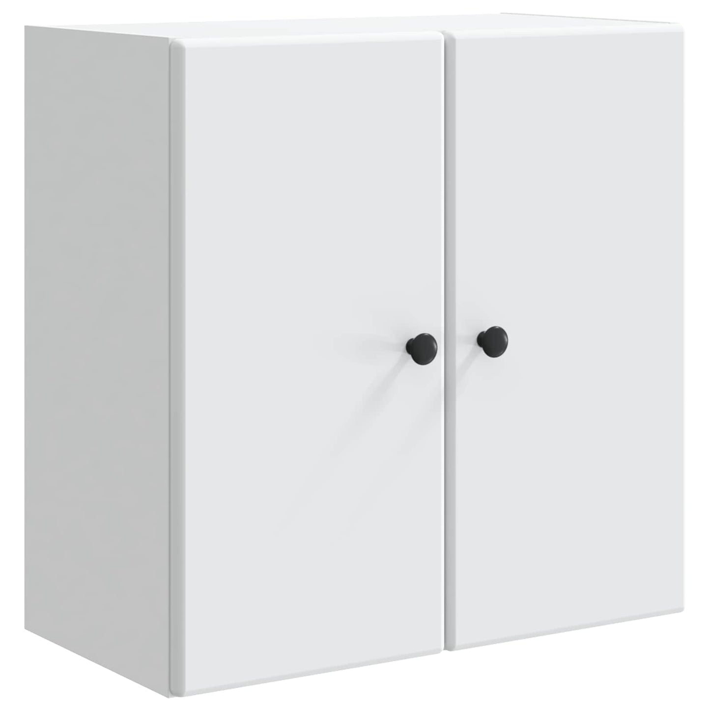 Wandkast Wit 59 x 31 x 60 cm Bewerkt hout