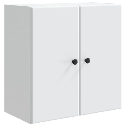 Wandkast Wit 59 x 31 x 60 cm Bewerkt hout