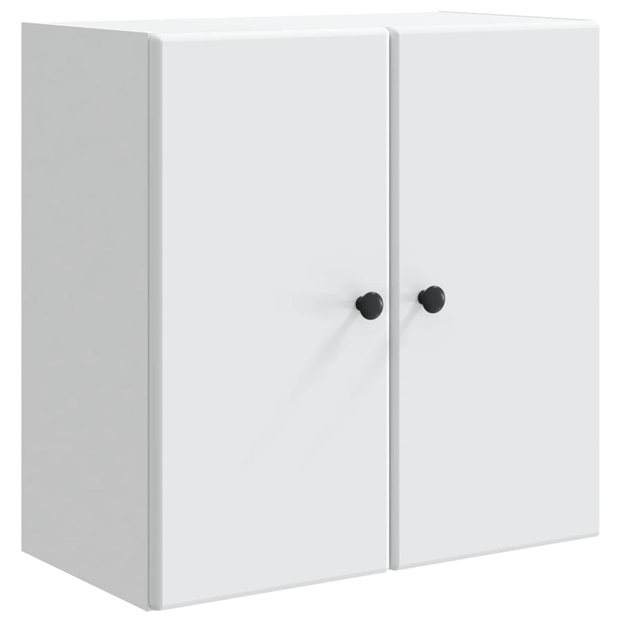 Wandkast Wit 59 x 31 x 60 cm Bewerkt hout