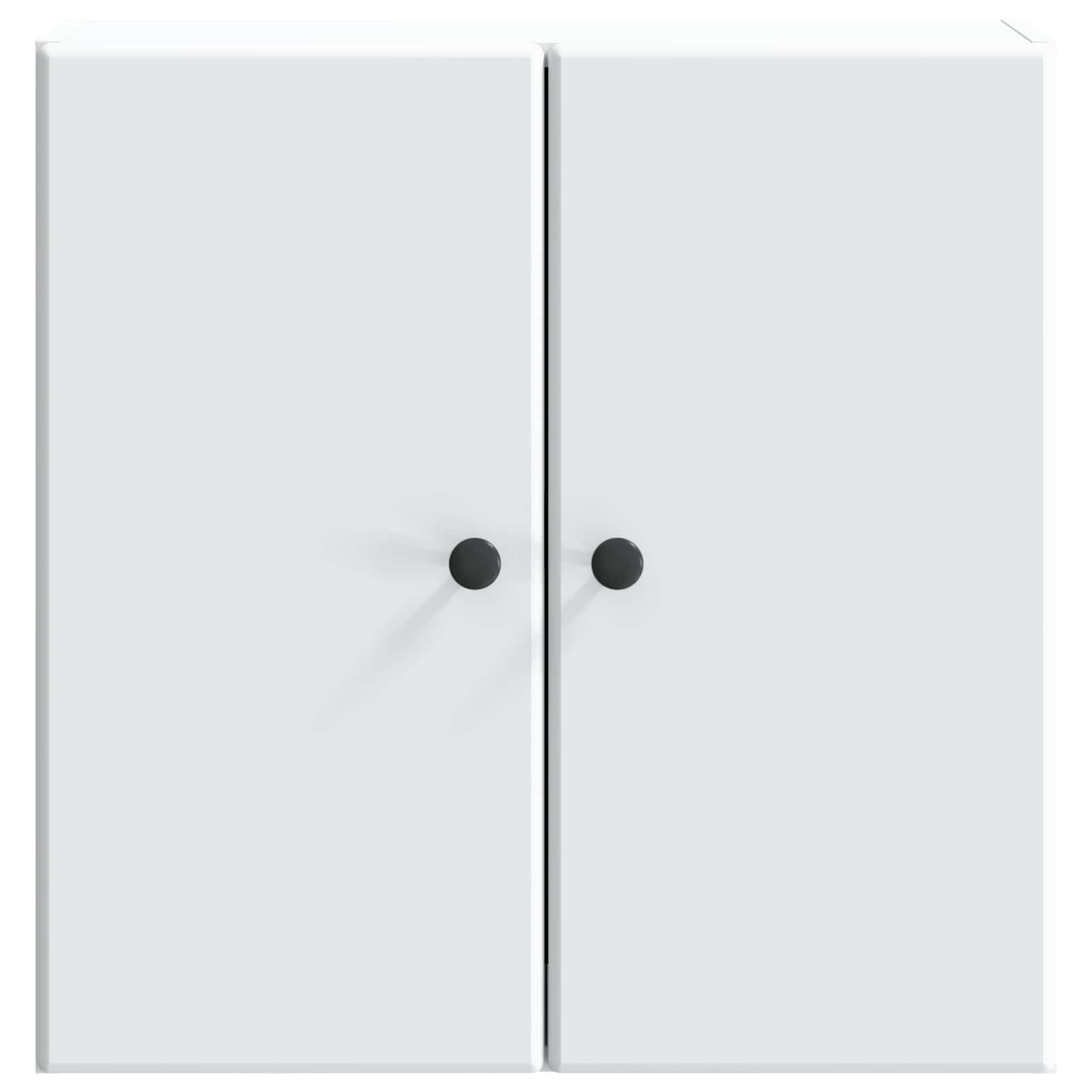 Wandkast Wit 59 x 31 x 60 cm Bewerkt hout