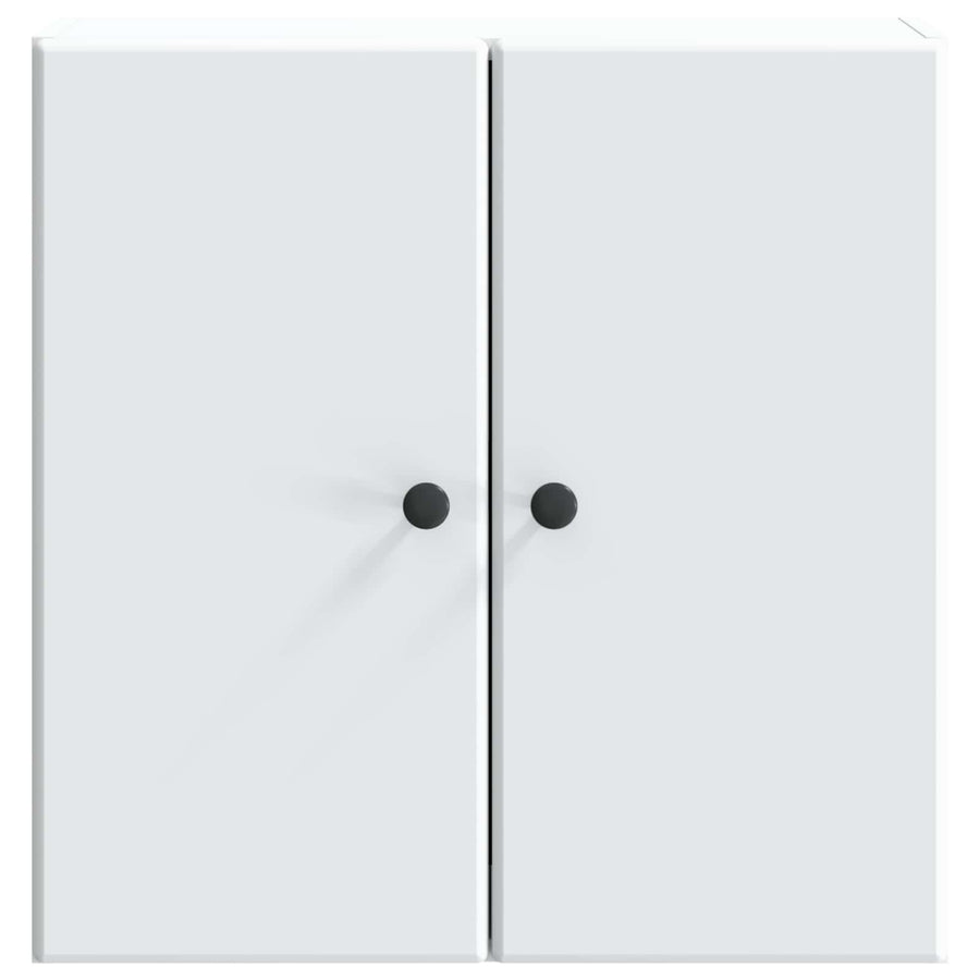 Wandkast Wit 59 x 31 x 60 cm Bewerkt hout