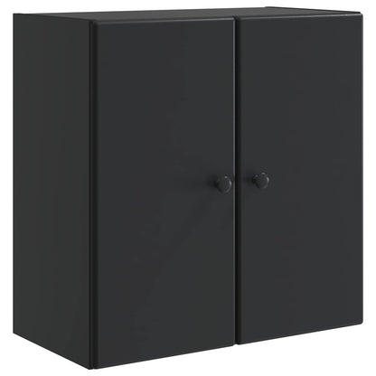 Wandkast Zwart 59 x 31 x 60 cm Bewerkt hout