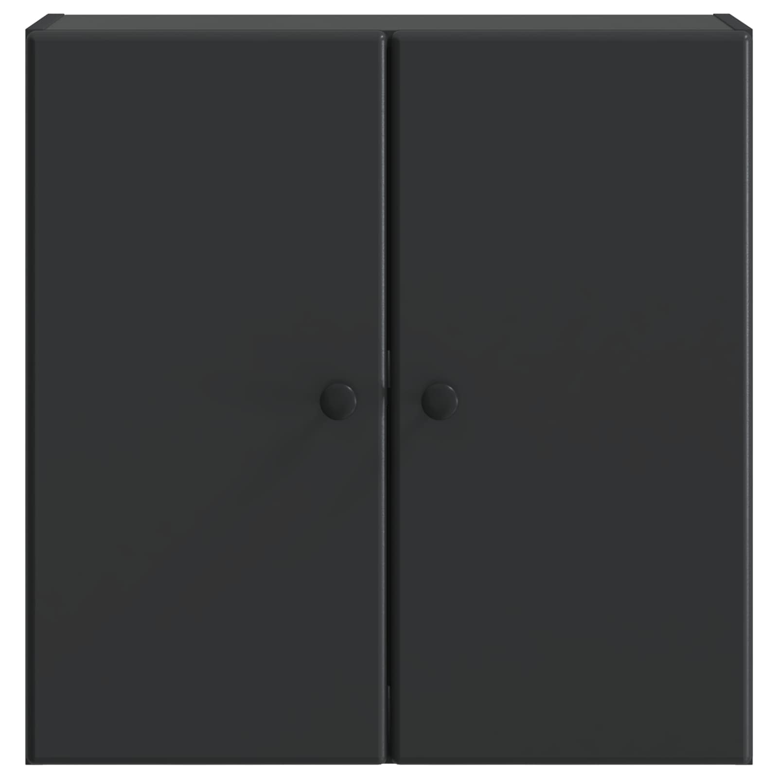 Wandkast Zwart 59 x 31 x 60 cm Bewerkt hout