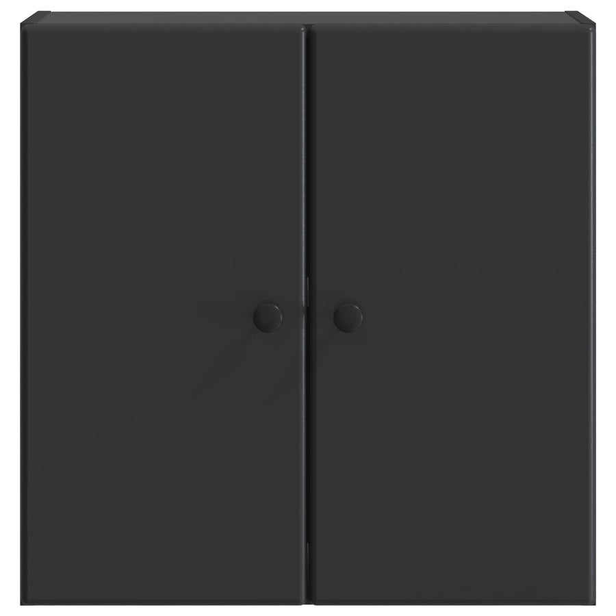 Wandkast Zwart 59 x 31 x 60 cm Bewerkt hout