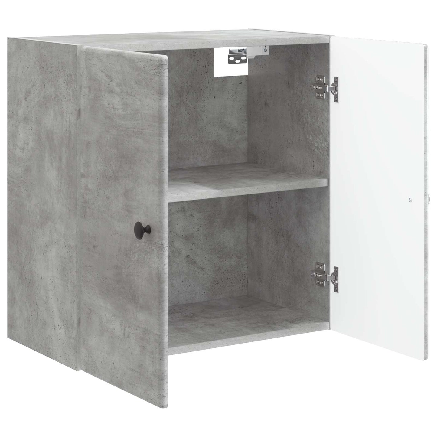 Wandkast Betongrijs 59 x 31 x 60 cm Bewerkt hout