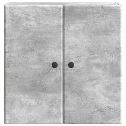 Wandkast Betongrijs 59 x 31 x 60 cm Bewerkt hout
