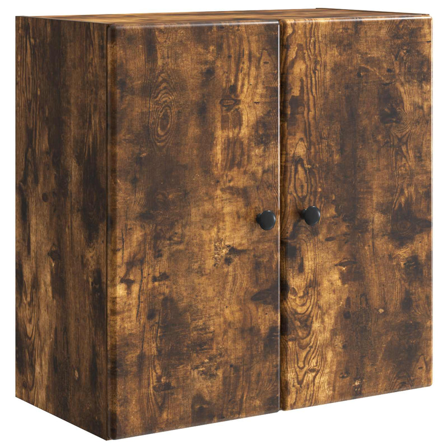 Wandkast Gerookt eiken 59 x 31 x 60 cm Bewerkt hout