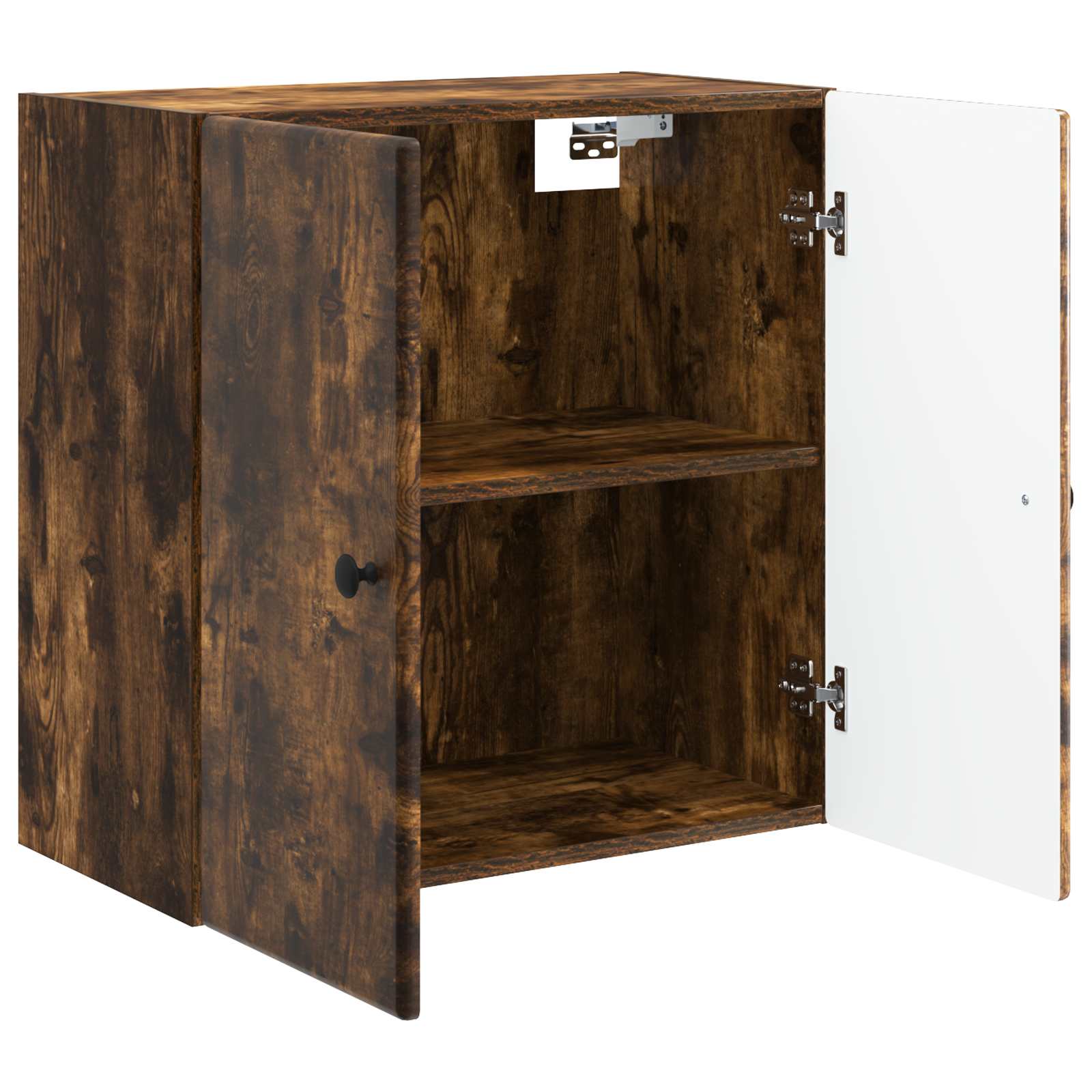 Wandkast Gerookt eiken 59 x 31 x 60 cm Bewerkt hout