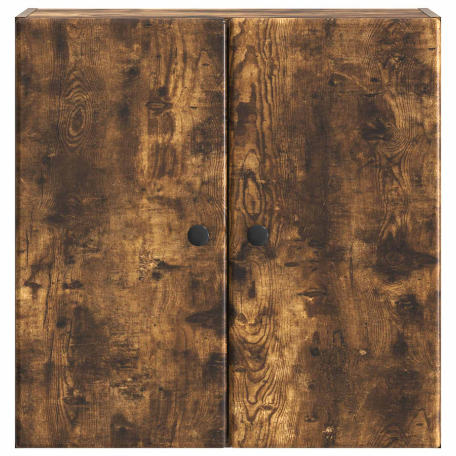 Wandkast Gerookt eiken 59 x 31 x 60 cm Bewerkt hout