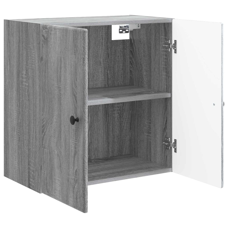 Wandkast Grijs Sonoma 59 x 31 x 60 cm Bewerkt hout