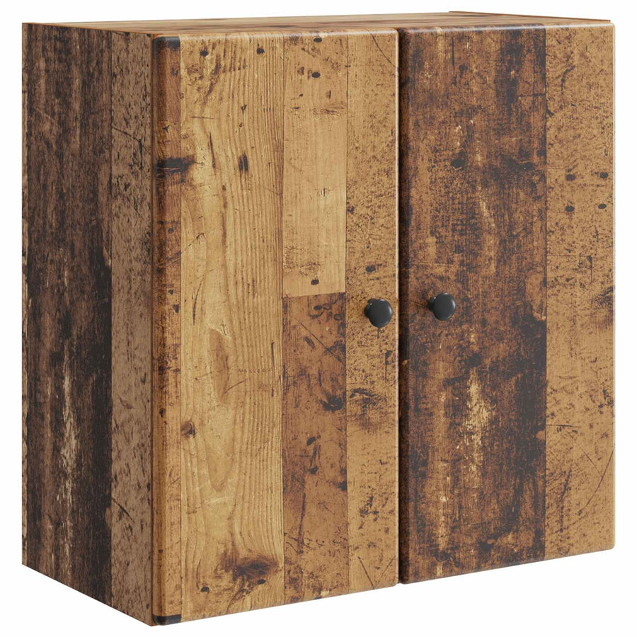 Wandkast Oud hout 59 x 31 x 60 cm Bewerkt hout
