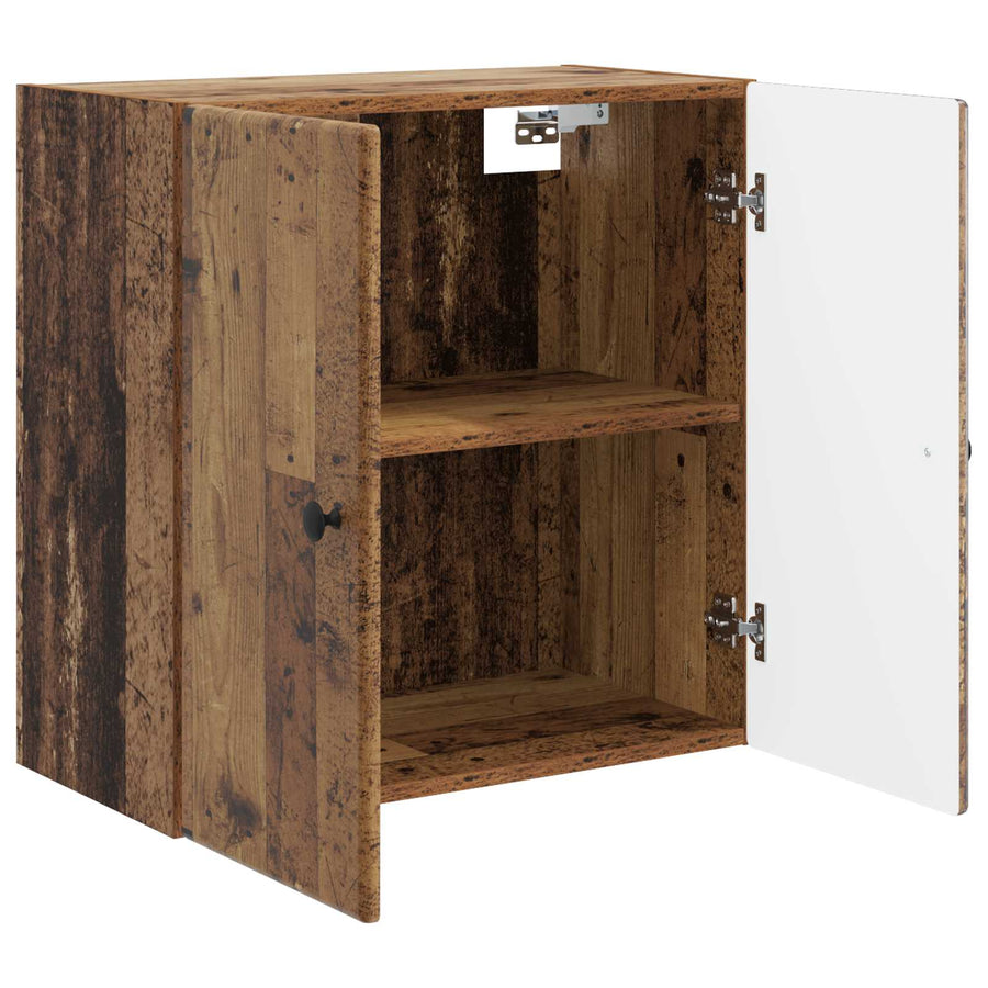 Wandkast Oud hout 59 x 31 x 60 cm Bewerkt hout