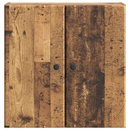 Wandkast Oud hout 59 x 31 x 60 cm Bewerkt hout